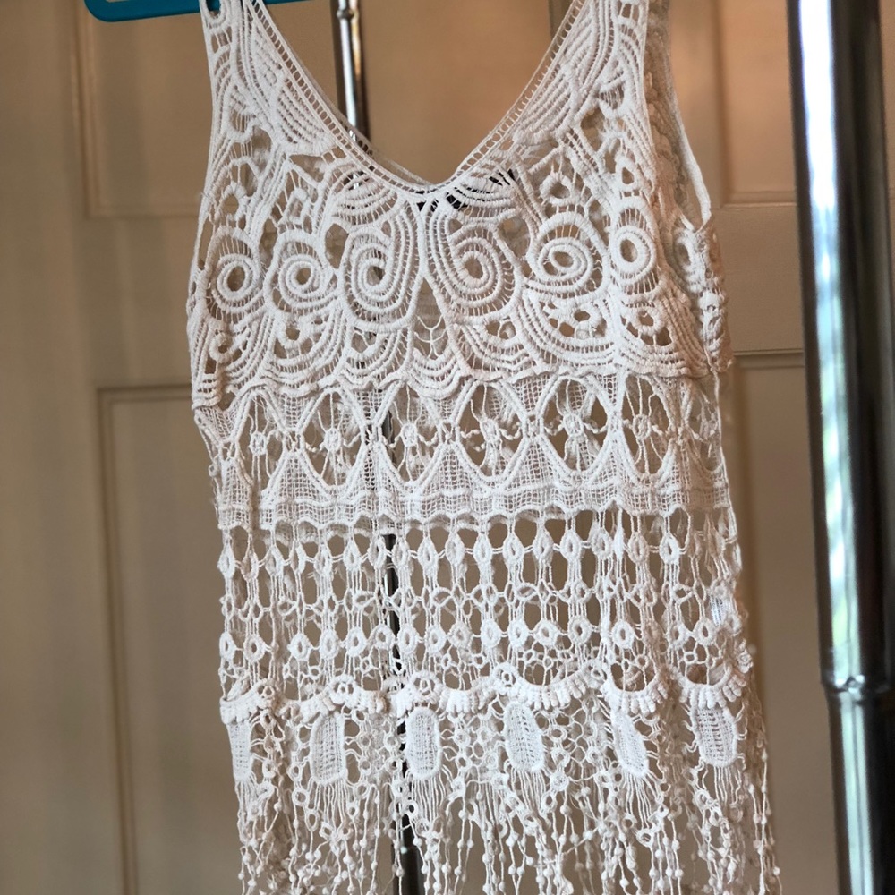 see through lace tank top